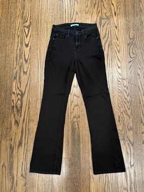 7 For All Mankind Black Flare Jeans